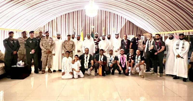 القوة الجوية تعود بالطاقم الطبي الإغاثي الكويتي إلى أرض الوطن