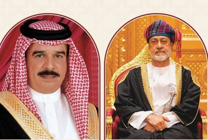 جلالة السُّلطان وملك البحرين يتبادلان تهاني عيد الفطر