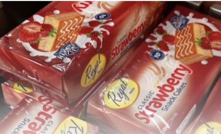 العثور على كعك أطفال يحتوي على كحول