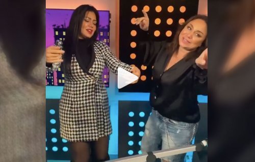 وصلة رقص فاضحة وقبلات لـ رانيا يوسف وانجي علي استياء الجمهور ..اتفرج