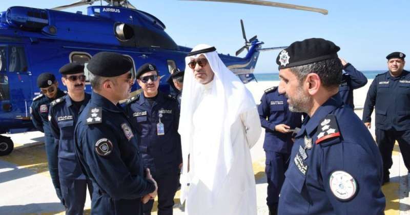 اليوسف لرجال الأمن: القانون على الجميع وحماية الحدود البحرية وتقديم كافة التسهيلات للمواطنين والمقيمين