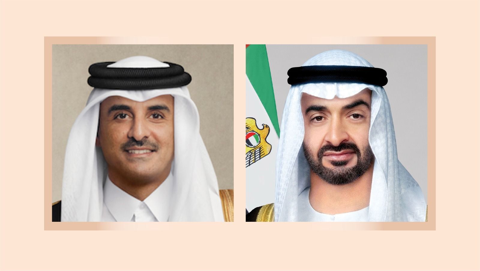 رئيس الدولة وأمير قطر يبحثان هاتفياً العلاقات الأخوية والتطورات في المنطقة