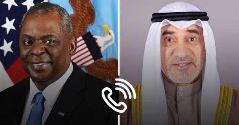 اليوسف بحث مع نظيره الأميركي التطورات الإقليمية وما تشهده من تصعيد عسكري