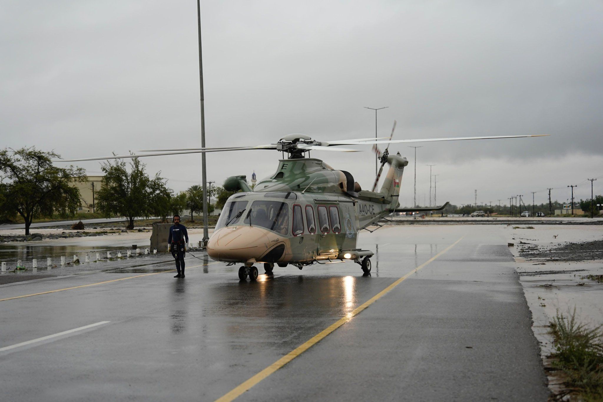 منخفض المطير يسفر عن إنقاذ 1630 شخصاً وجاري البحث عن 4 مفقودين