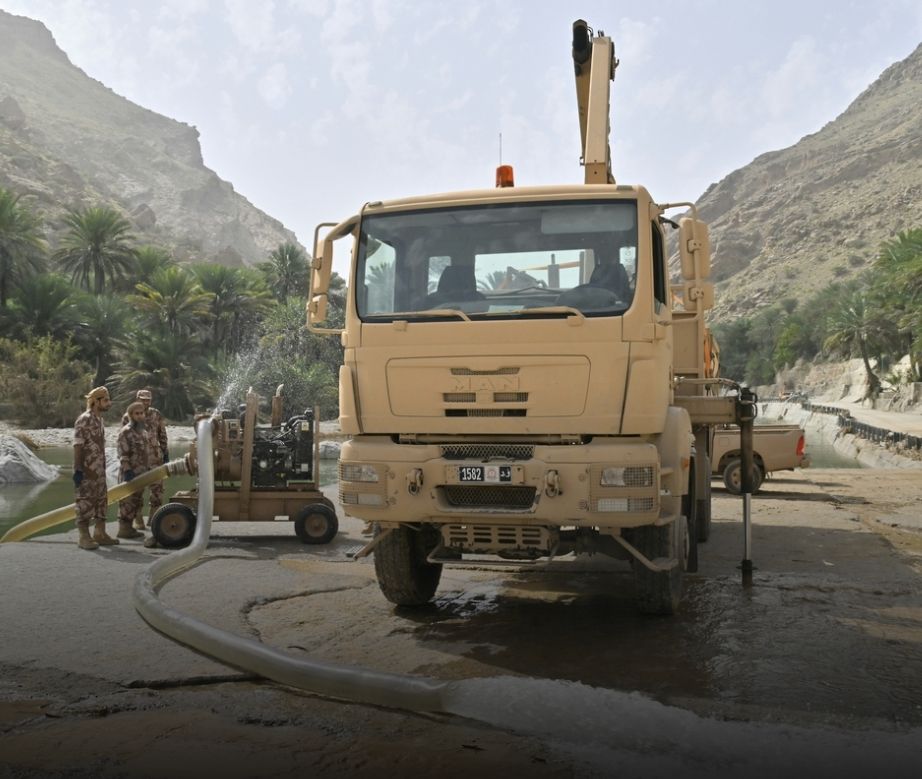 الخدمات الهندسية بوزارة الدفاع تواصل عمليات الدعم والإسناد