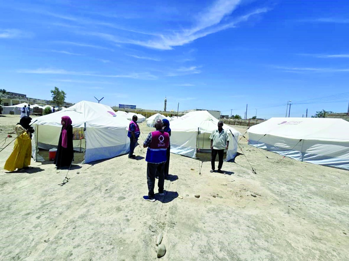 قطر الخيرية تعيد أبناء النازحين السودانيين للمدارس