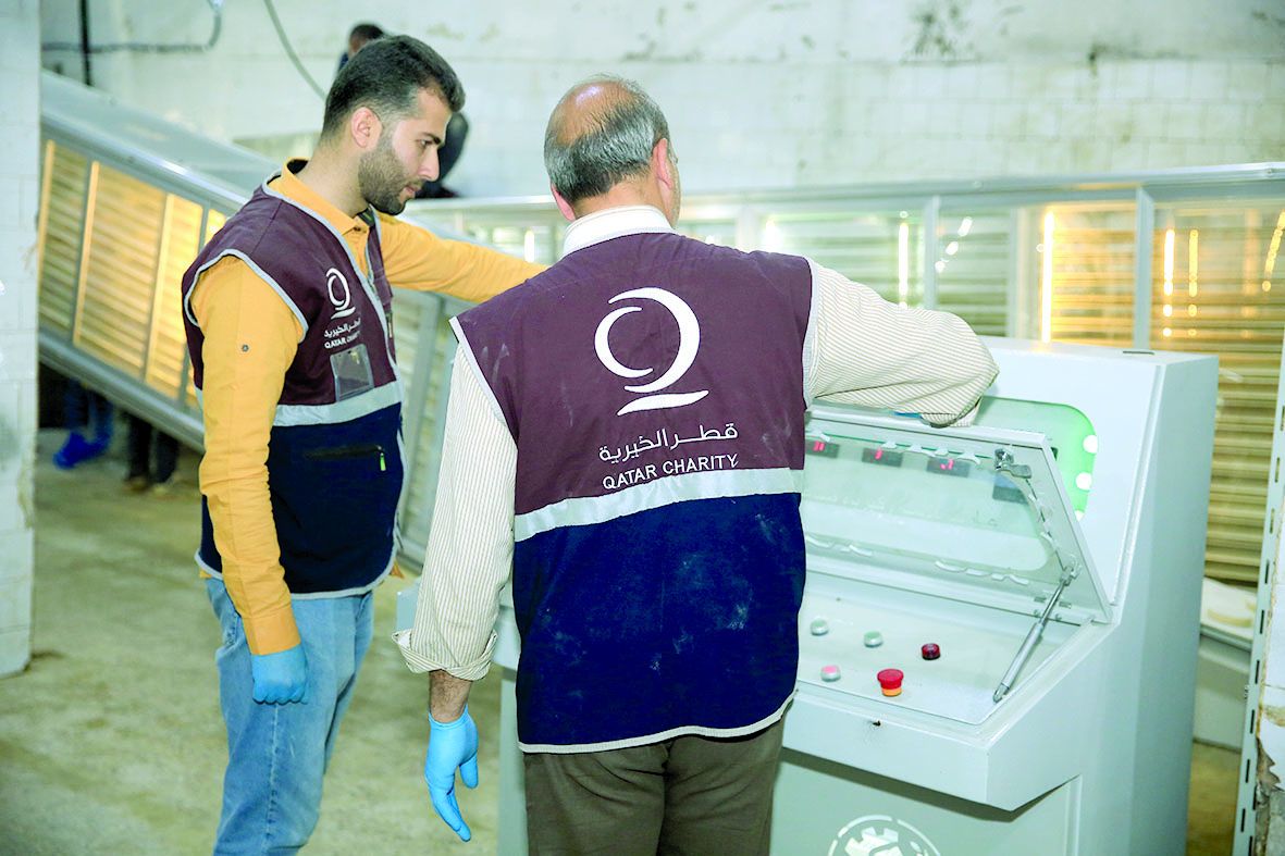 قطر الخيرية تعزّز الأمن الغذائي في الشمال السوري