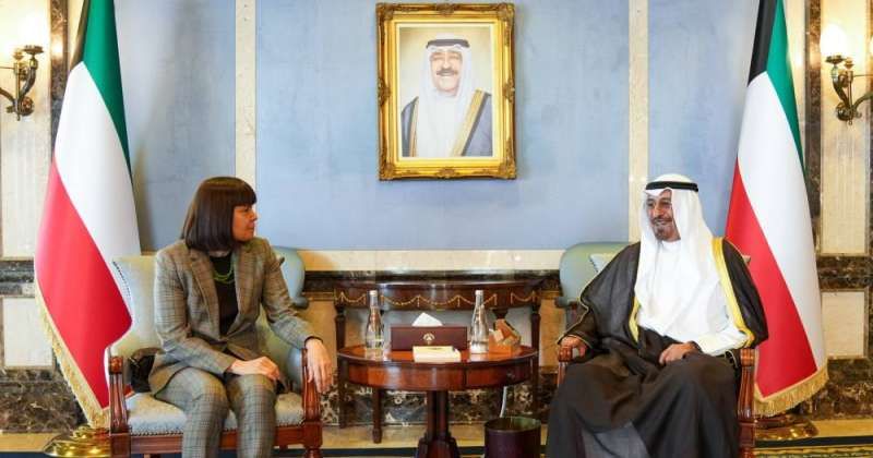 رئيس مجلس الوزراء يستقبل السفيرة الأميركية