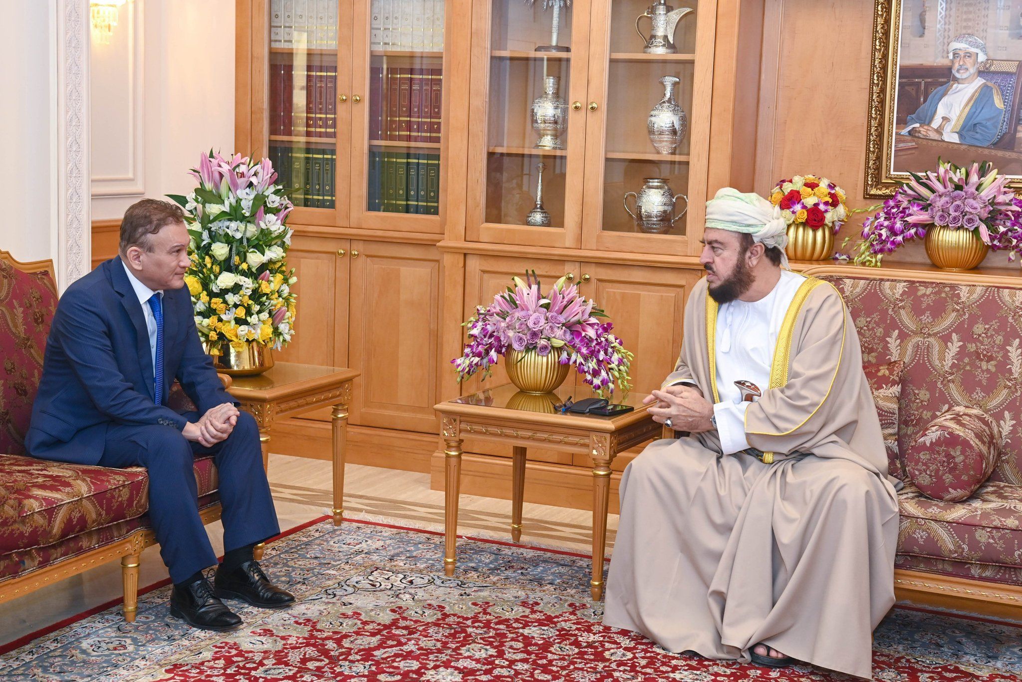 بتكليف سامٍ..السّيد أسعد يودّع سفير جمهورية كازاخستان المعتمد لدى سلطنة عُمان