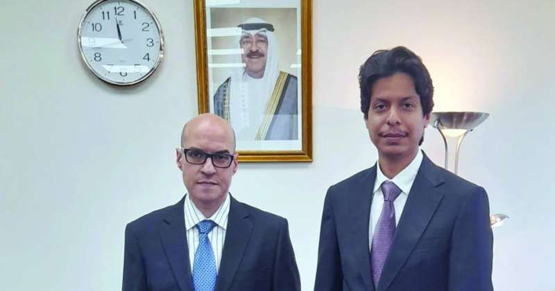 زياد حرفوش ومدير مكتب «كونا» في بيروت