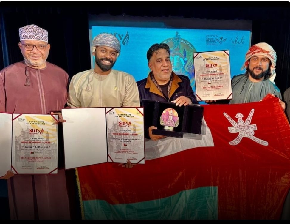 سلطنة عُمان تحصد جوائز بمهرجان ستيفي للمونودراما في بولندا