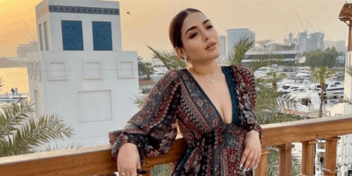 الكويتية هيا مرعشلي تنافس جورجينا رودريغيز وتُثير الجدل مجدداً .. ظهرت بفستان قصير مكشوف الصدر