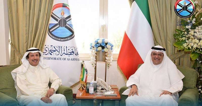 محافظ الأحمدي استقبل عزام الصباح