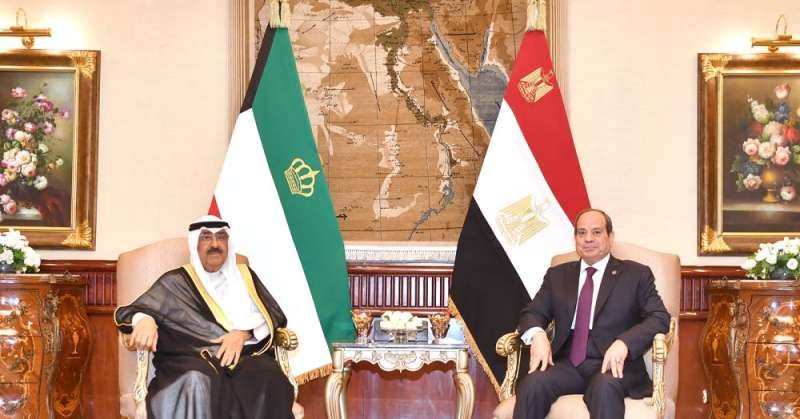 سمو أمير البلاد والرئيس السيسي يترأسان جلسة المباحثات الرسمية بين الكويت ومصر