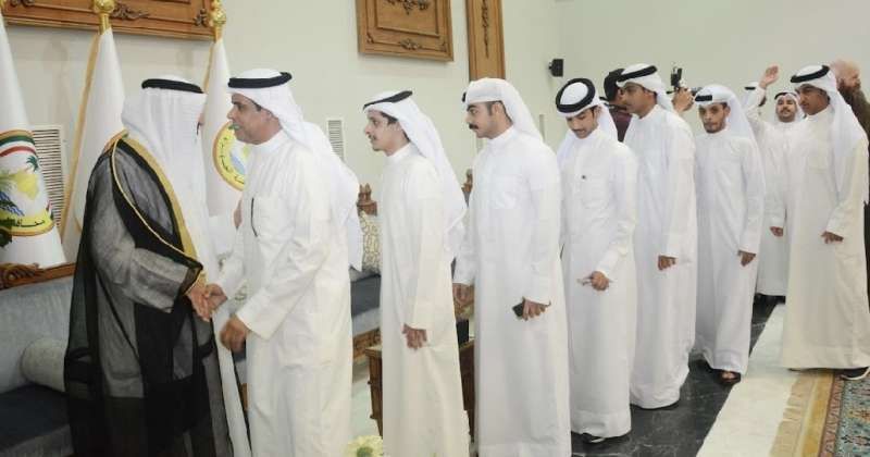 محافظ الجهراء استقبل المهنئين بتقلده منصبه الجديد