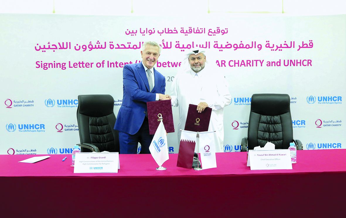 «مفوضية اللاجئين» وقطر الخيرية تجددان الشراكة لتوسيع نطاق العمل الإنساني