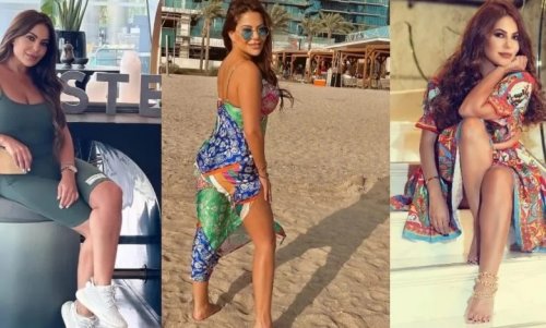 بطلة مسلسل باب الحارة "ليليا الأطرش" بإطلالة ساحرة في وصلة رقص جريئة بفستان أحمر ضيق يظهر مفاتنها