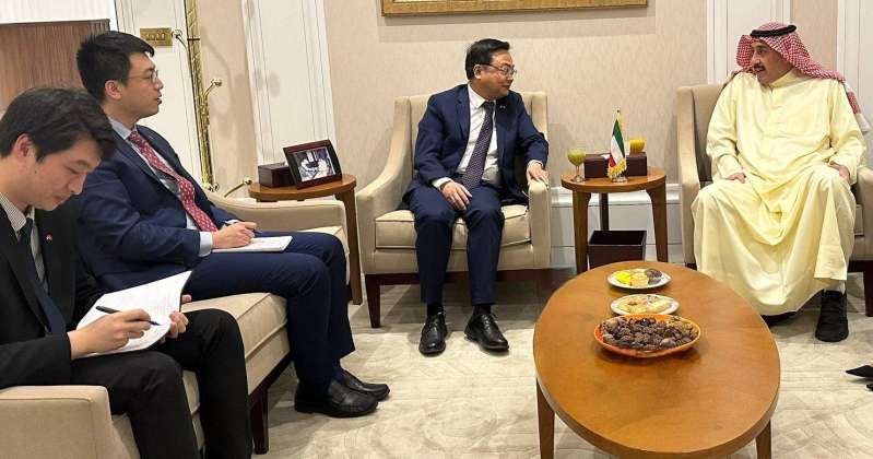 فيصل الحمود يستقبل سفير الصين ويؤكد على عمق ومتانة العلاقات بين البلدين