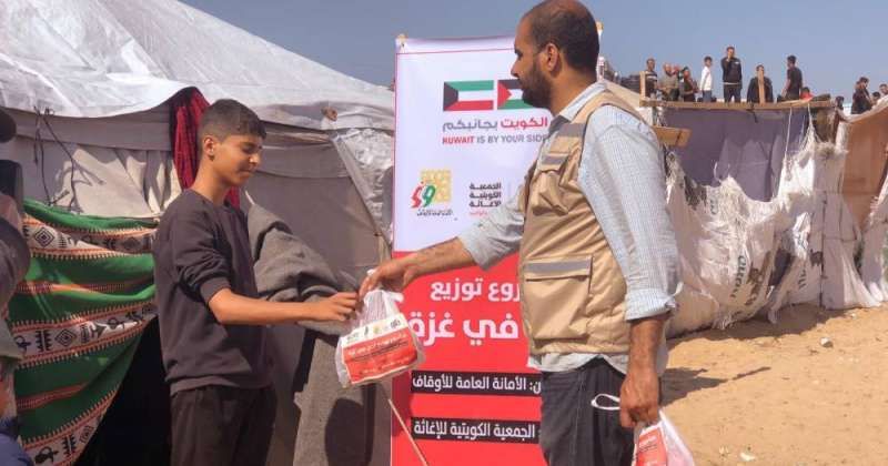 من المساعدات الكويتية للأشقاء في فلسطين