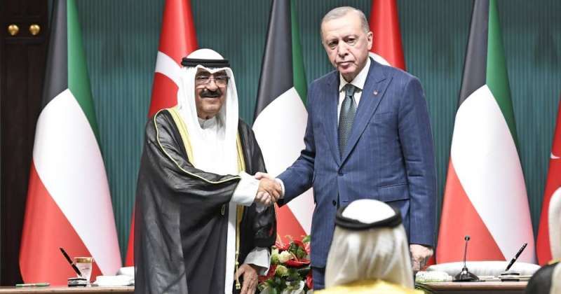 بيان كويتي: الرئيس أردوغان أكد دعم أنقرة لسيادة الكويت وسلامتها وأمنها الإقليمي