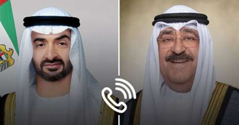 سمو الأمير يتلقى اتصالاً هاتفياً من رئيس الإمارات العربية المتحدة