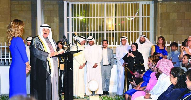 ناصر المحمد: الكويت حريصة على أن تبقى منارة للثقافة والفنون في هذه المنطقة من العالم