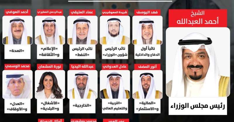 حكومة جديدة من 13 وزيراً