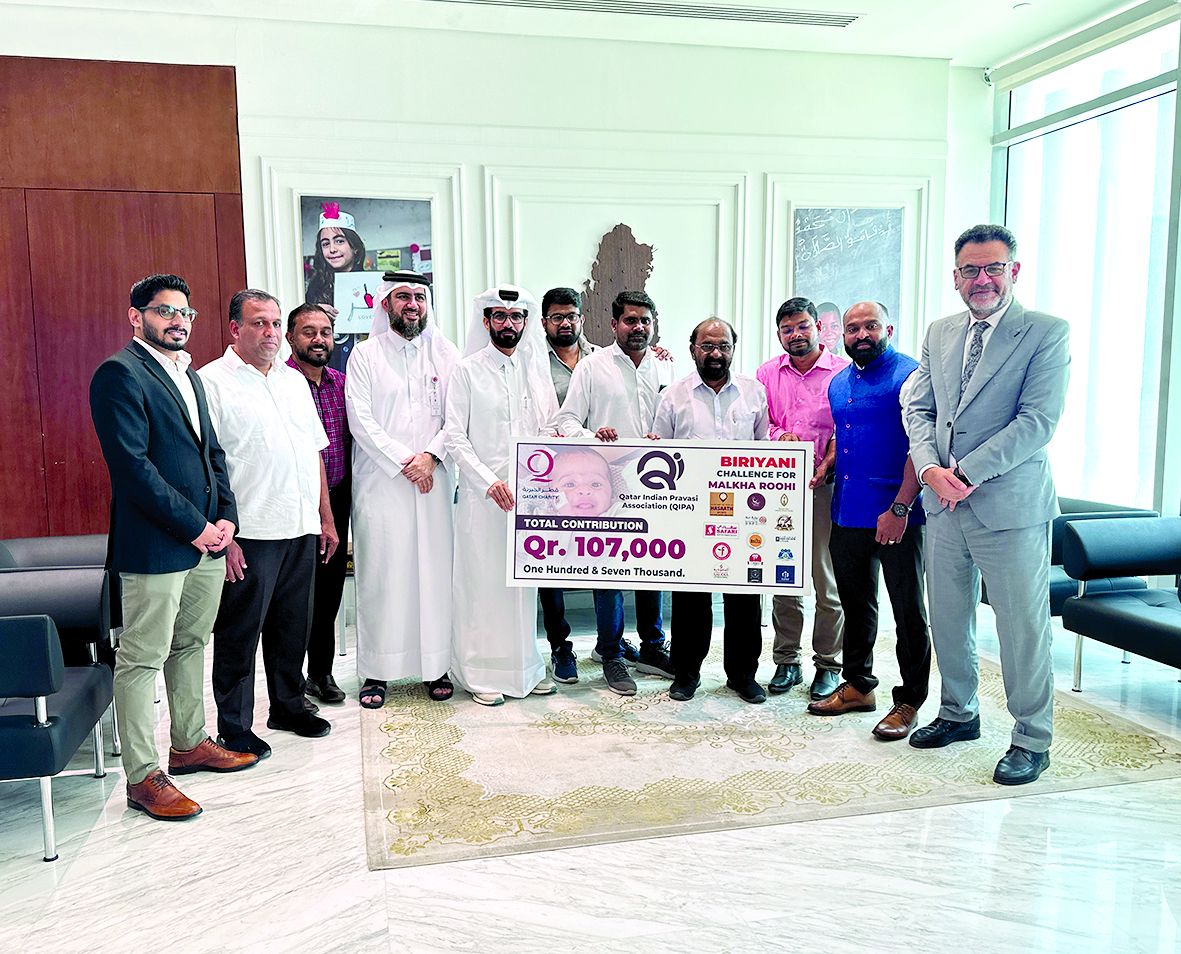 عبر قطر الخيرية.. جهات تجارية ومجتمعية تتبرع لإنقاذ طفلة مصابة بمرض نادر