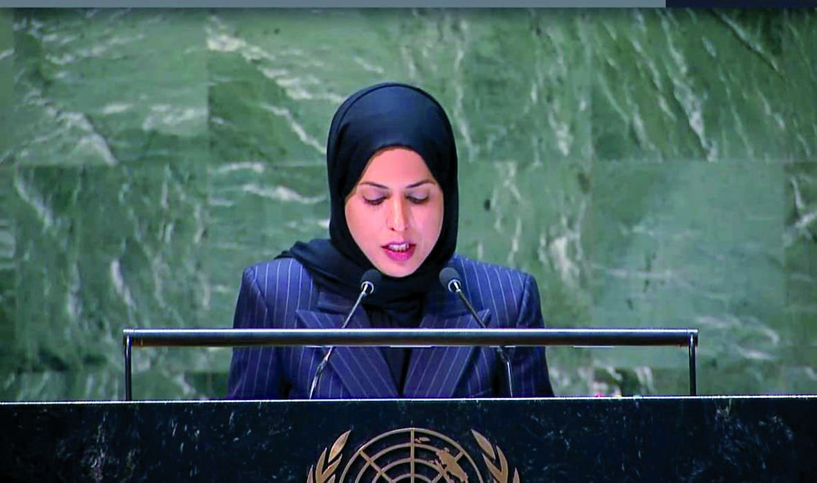 قطر تجدد دعوتها لقبول فلسطين دولة كاملة العضوية بالأمم المتحدة