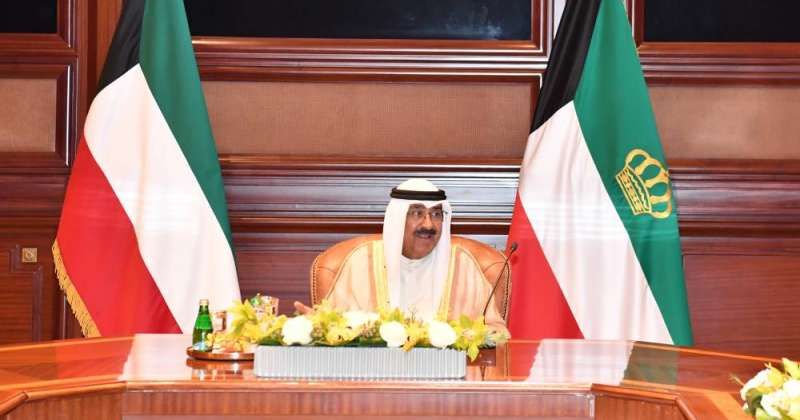 سمو الأمير يترأس اجتماعاً استثنائياً لمجلس الوزراء