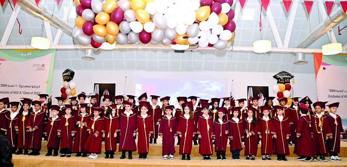تخريج دفعة جديدة من مركز الطفولة المبكرة بجامعة قطر