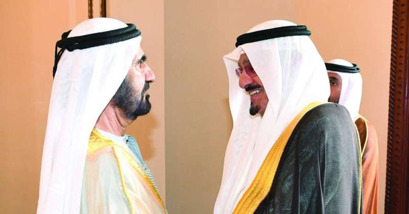 أحمد العبدالله ومحمد بن راشد