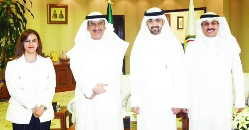 محافظ الجهراء وخالد المطيري وعبدالله الهذال ومنيرة الأمير