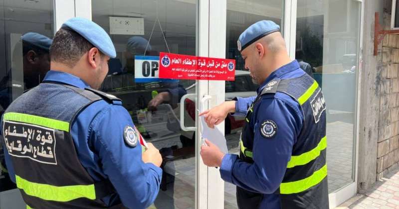 «الإطفاء» تغلق 6 منشآت مخالفة لاشتراطات السلامة