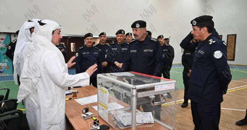 الفريق النواف يتفقد مقار اقتراع انتخابات المجلس البلدي التكميلية (2024)