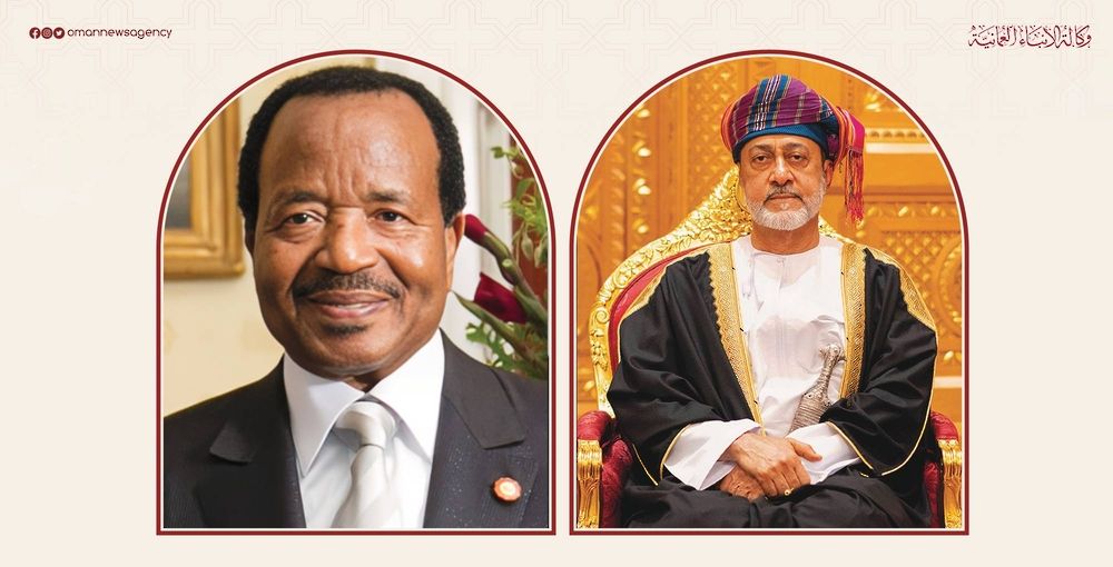 جلالةُ السُّلطان المعظم يهنّئ رئيس جمهورية الكاميرون