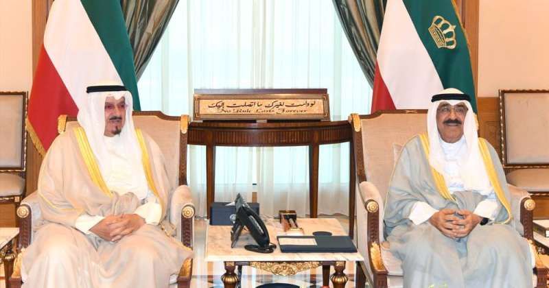 سمو الأمير يستقبل سمو رئيس مجلس الوزراء