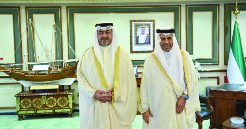 محافظ العاصمة والسفير القطري