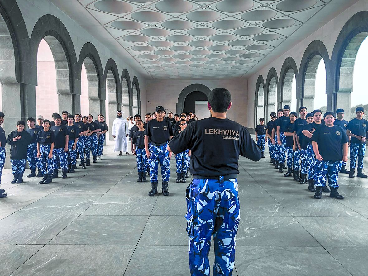 مخيم حول المهارات الحياتية لطلاب مؤسسة قطر