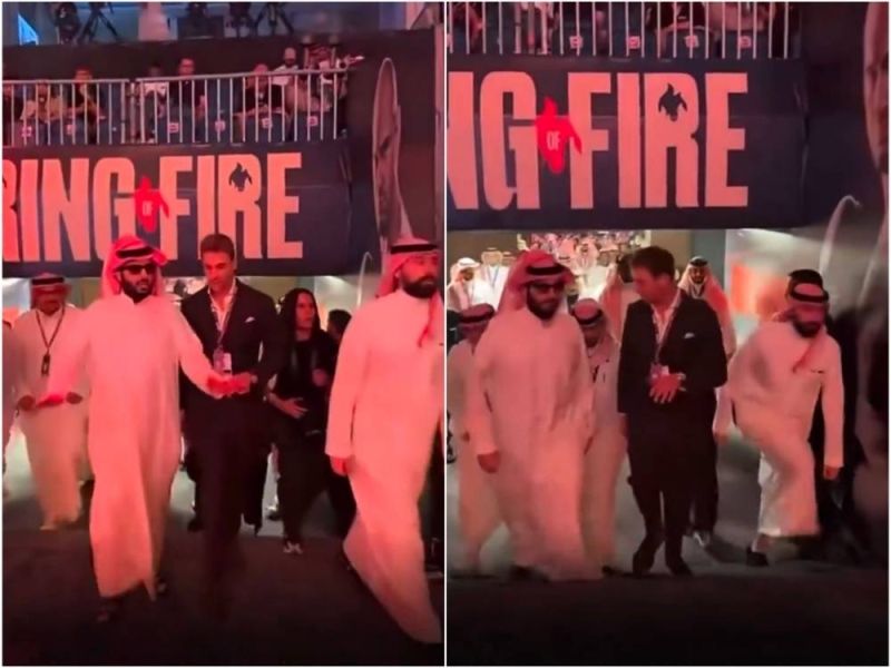 شاهد.. لحظة وصول تركي آل الشيخ إلى “المملكة أرينا” لحضور النزال التاريخي بين أوسيك وفيوري