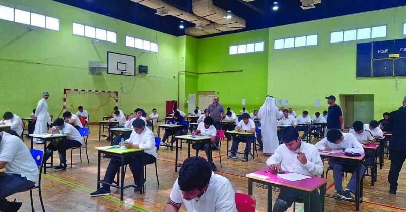 جانب من اختبارات صفوف النقل