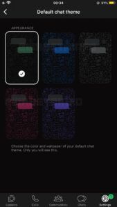 تحديث واتساب بميزة تغيير التصميم على آيفون