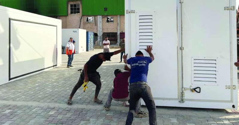 عملية نقل التجهيزات الكويتية الخاصة لدعم المنظومة الصحية في غزة