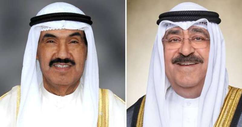 سمو الأمير يتلقى رسالة تهنئة من سمو الشيخ ناصر المحمد بمناسبة تزكية سمو الشيخ صباح الخالد وليا للعهد