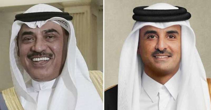 أمير قطر يهنئ سمو الشيخ صباح الخالد بولاية العهد: لكم التوفيق والسداد