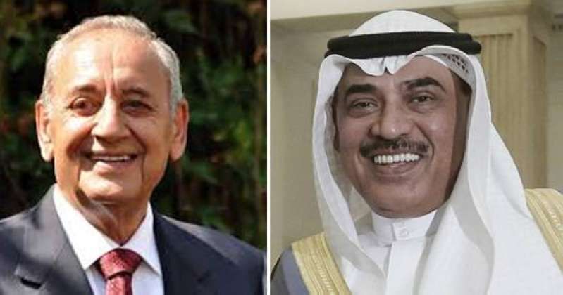 بري يهنئ سمو الشيخ صباح الخالد بمناسبة تعيينه ولياً للعهد