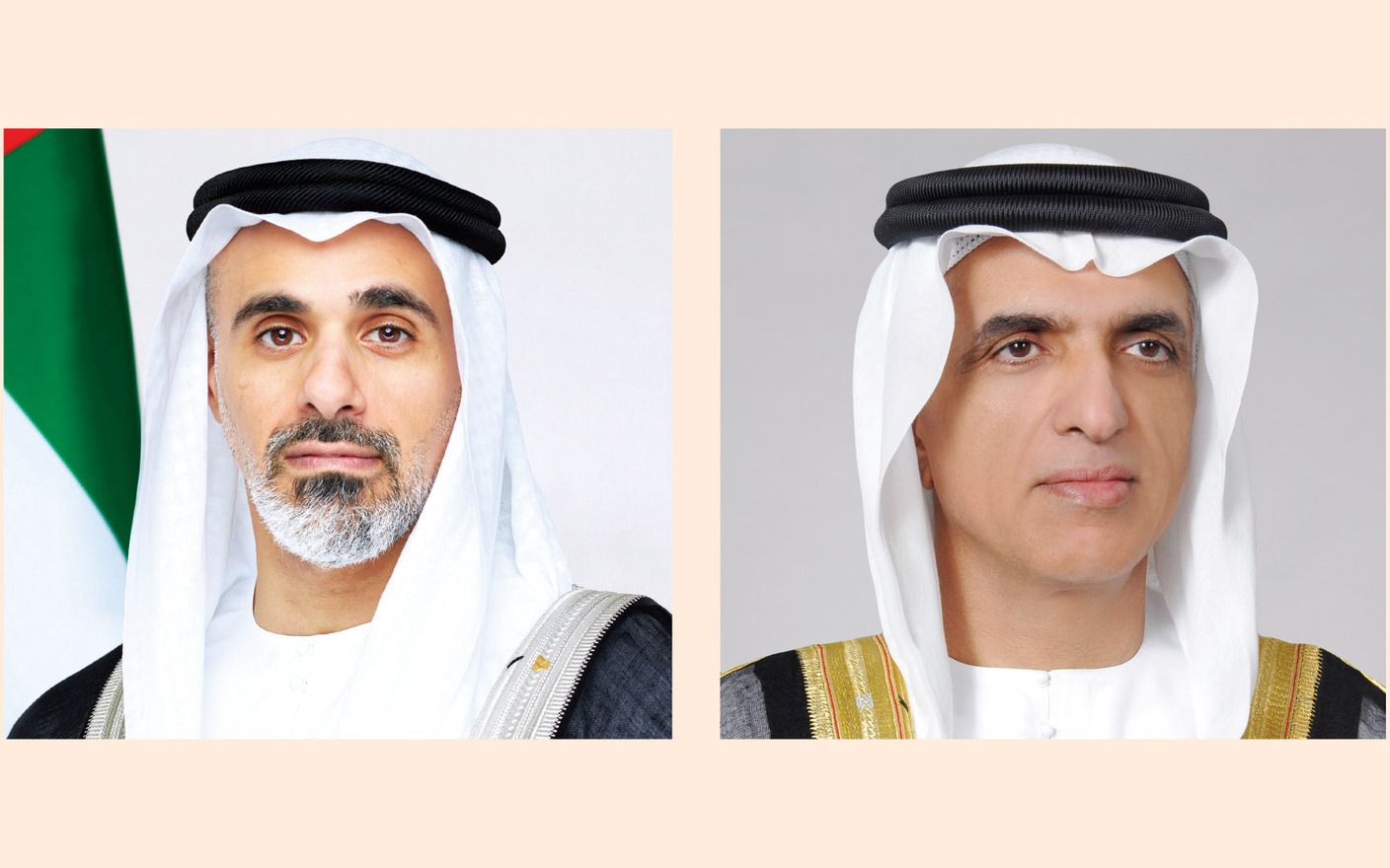 سعود بن صقر وخالد بن محمد يهنئان صباح خالد الصباح بولاية عهد الكويت