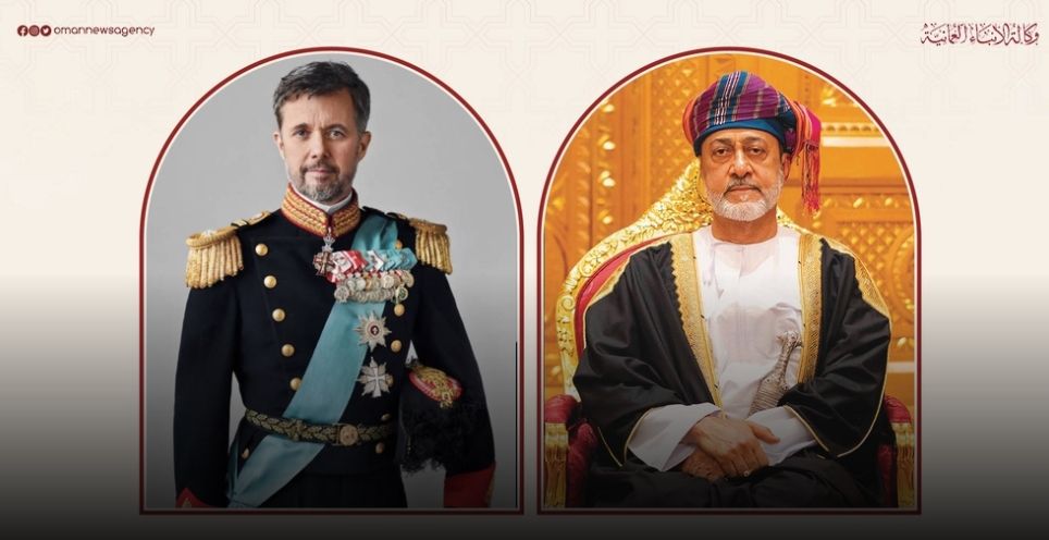 جلالةُ السُّلطان يهنّئ ملك مملكة الدنمارك