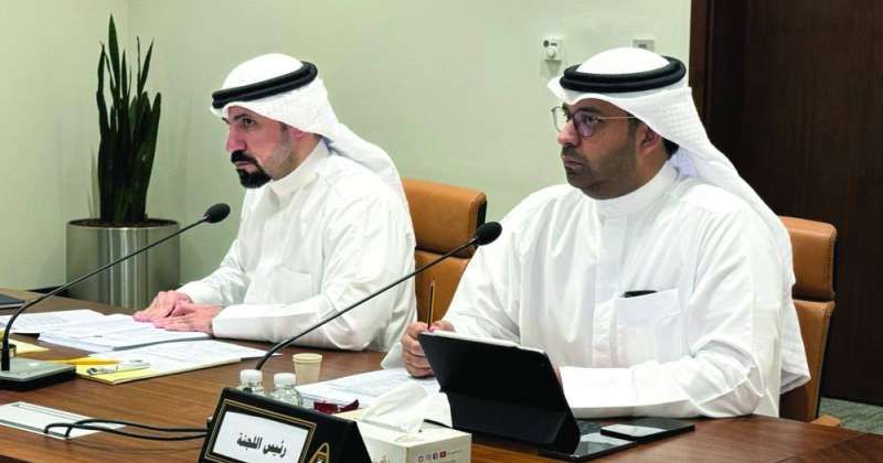 فهد العبدالجادر وإسماعيل بهبهاني خلال الاجتماع