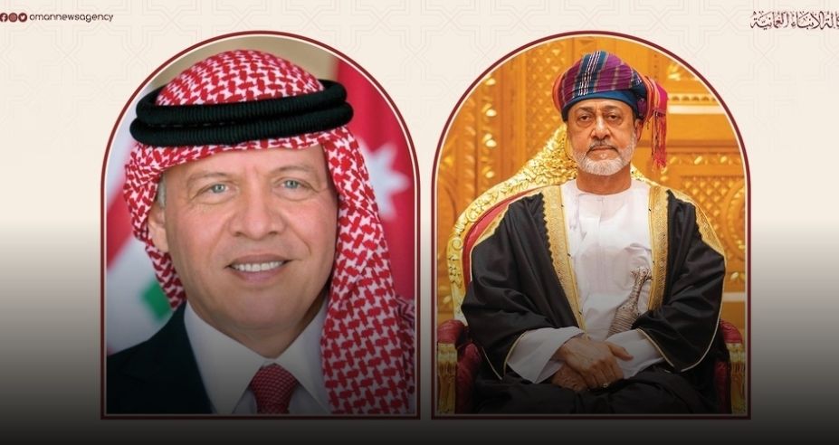 جلالةُ السُّلطان يهنّئ ملك الأردن بذكرى تولّيه العرش